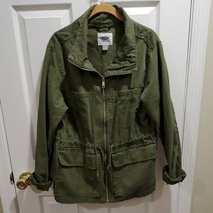 Old Navy Olive Green Coat Womens L